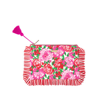 Ruffle Pouch - Maggies Bouquet