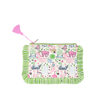 Ruffle Pouch - Celebrate with Lilly