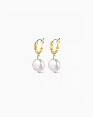 Reese Pearl Huggies - Gold/Pearl