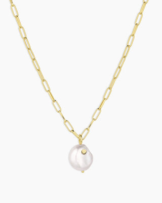 Reese Pearl Necklace - Gold/Pearl