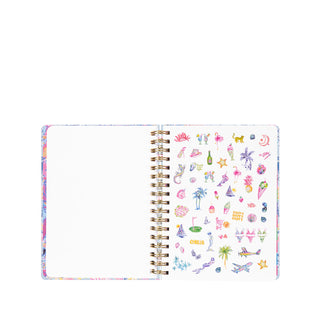 Large 17 Month Agenda (2025-2026) - Sapphire Pool Barefoot Beachcomber