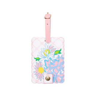 Scalloped Luggage Tag - Lilly Garden Home