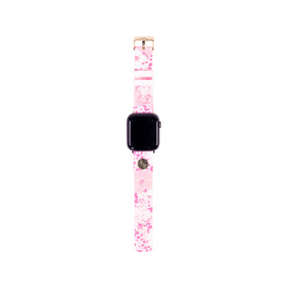 Silicone Apple Watch Band - Conch Shell Pink Burst of Joy
