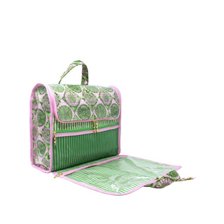 Hanging Toiletry Bag - Tropical Tiles