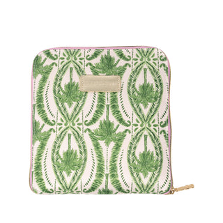 Packable Tote - Textured Palm Stripe