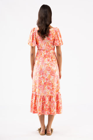 Lucy Dress - Dusk Flora