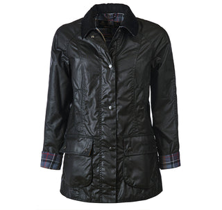 Beadnell Wax Jacket - Black