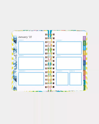 Medium 17 Month Agenda - Lovely Lilly