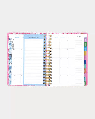 Large 17 Month Agenda - Conch Shell Pink Burst of Joy