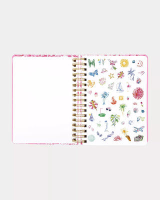 Large 17 Month Agenda - Conch Shell Pink Burst of Joy