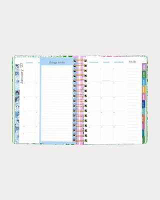 Large 17 Month Agenda - Mint Condition Burst of Joy