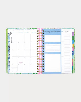 Large 17 Month Agenda - Mint Condition Burst of Joy