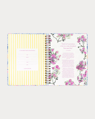 Jumbo 17 Month Agenda (2025-2026) - Bluette Lil Barefoot Beachcomber