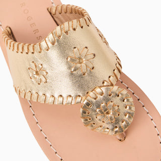 Girls Jacks Flat - Platinum