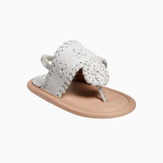 Baby Jacks Flat Sandal - White
