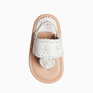 Baby Jacks Flat Sandal - White