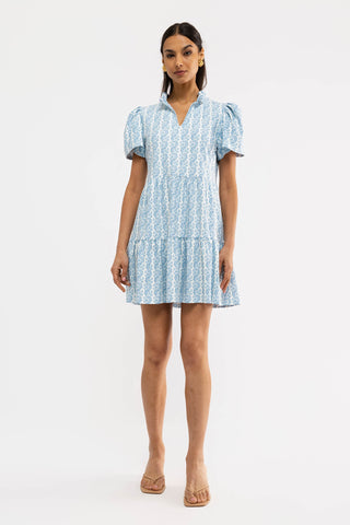 Navy Dress - Marigold Twist