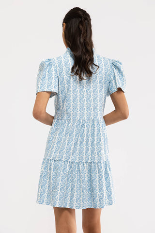 Navy Dress - Marigold Twist