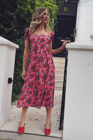 Rosalie Dress - Shrub Rose
