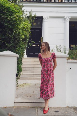 Rosalie Dress - Shrub Rose