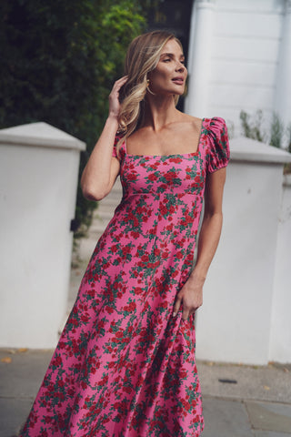Rosalie Dress - Shrub Rose