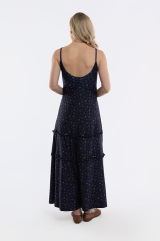 Abigail Dress - Midnight Plains