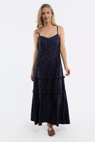 Abigail Dress - Midnight Plains