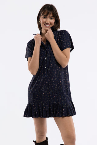 Aspen Dress - Midnight Plains