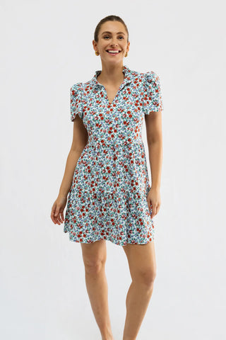 Navy Dress - Italian Porcelain