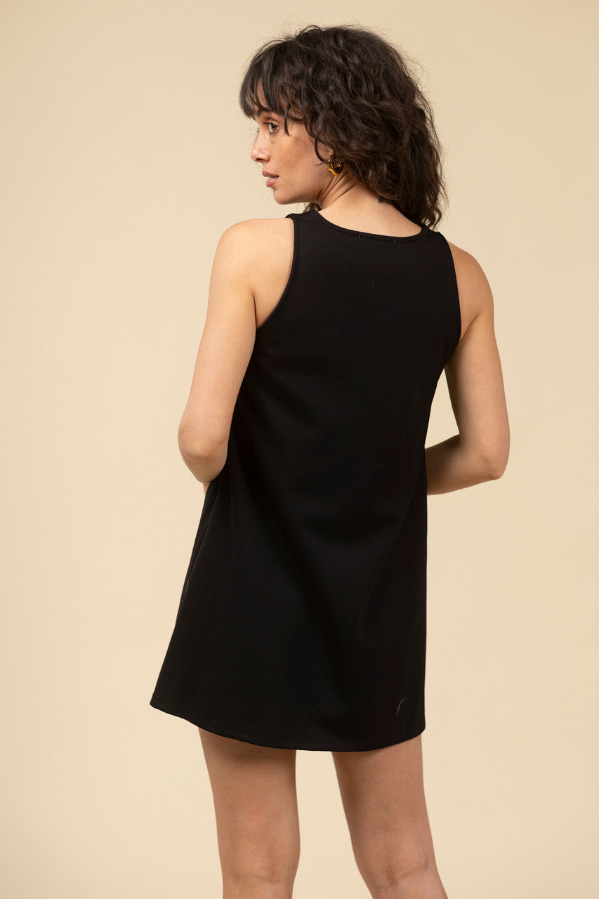 Dorothy Ponte Dress - Black S Dorothy Ponte Dress - Black S