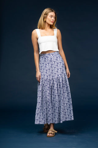 Faye Skirt - Bluebonnet