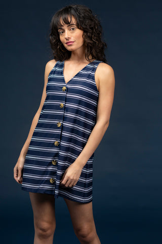 Dorothy Dress - Harbor Stripe