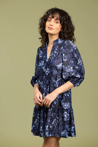 Tory Dress - Royal Rose